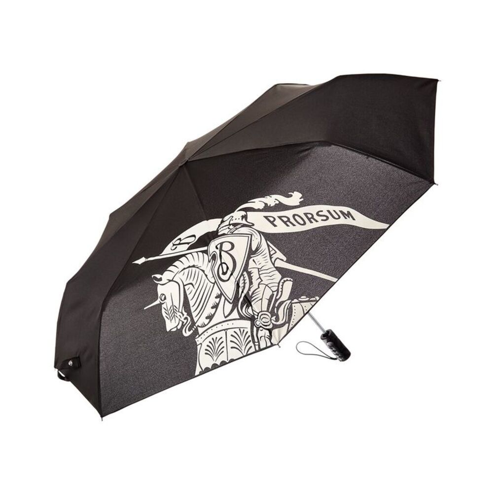 Burberry Knight Folding Umbrella, Black